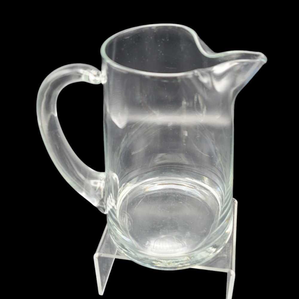 Vintage Hand Blown Glass Pitcher Cocktails Juice